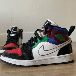 Jordan 1 Mid Women Multi-Color